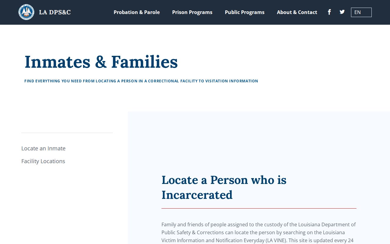 Louisiana custody locator guidance for a Lincoln Parish arrest lookup
